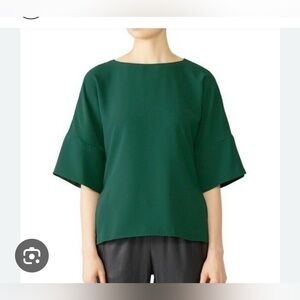 Amanda uprichard, teal boat drop women’s blouse, size small